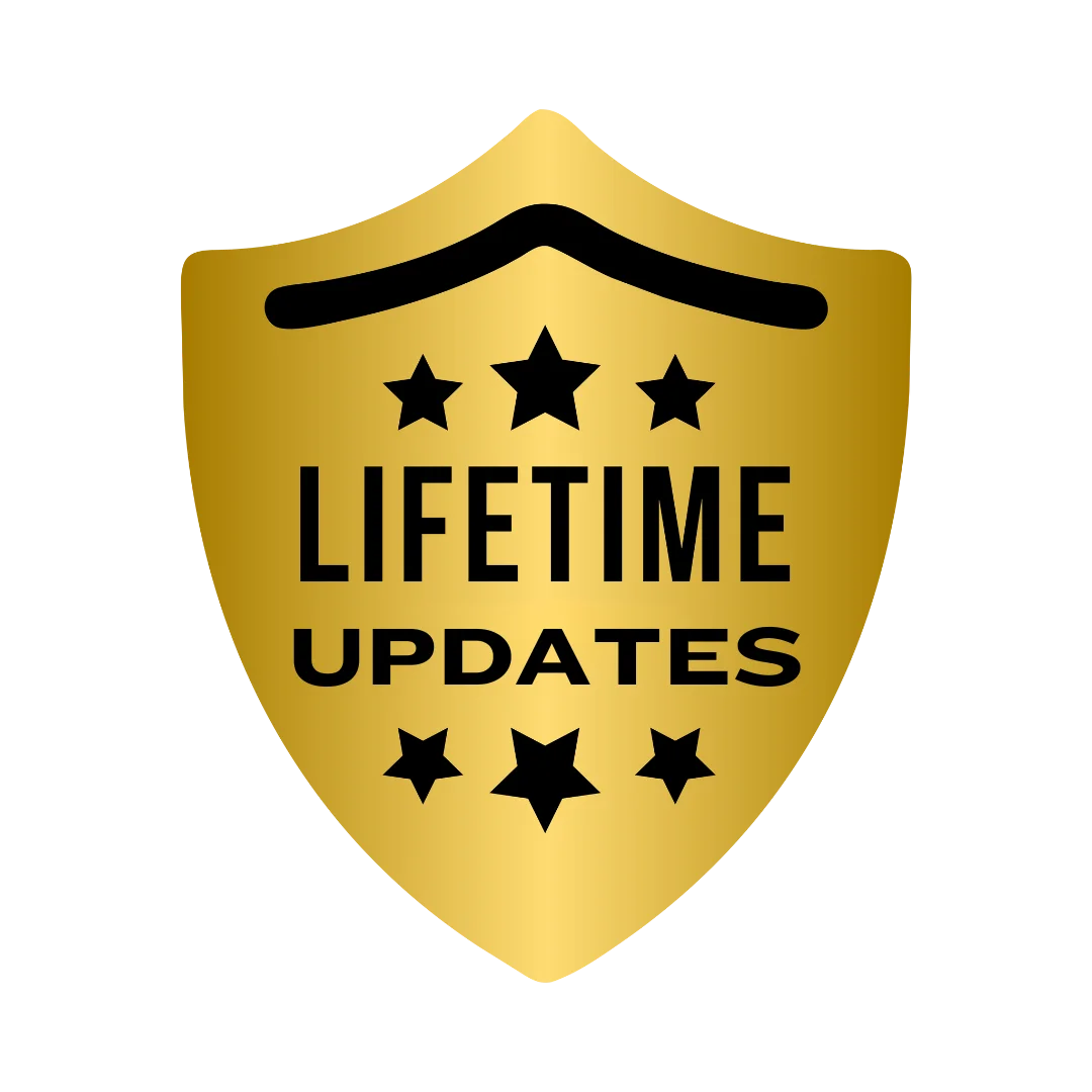 Lifetime Updates + Priority Support