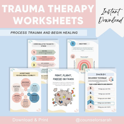 Ultimate Therapy Bundle by Counselor Sarah (FREE Today) - Counselor Sarah